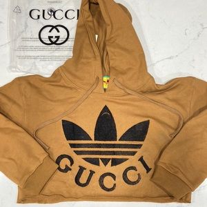 Adidas Cropped hooded sweater